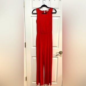 Red jumpsuit
